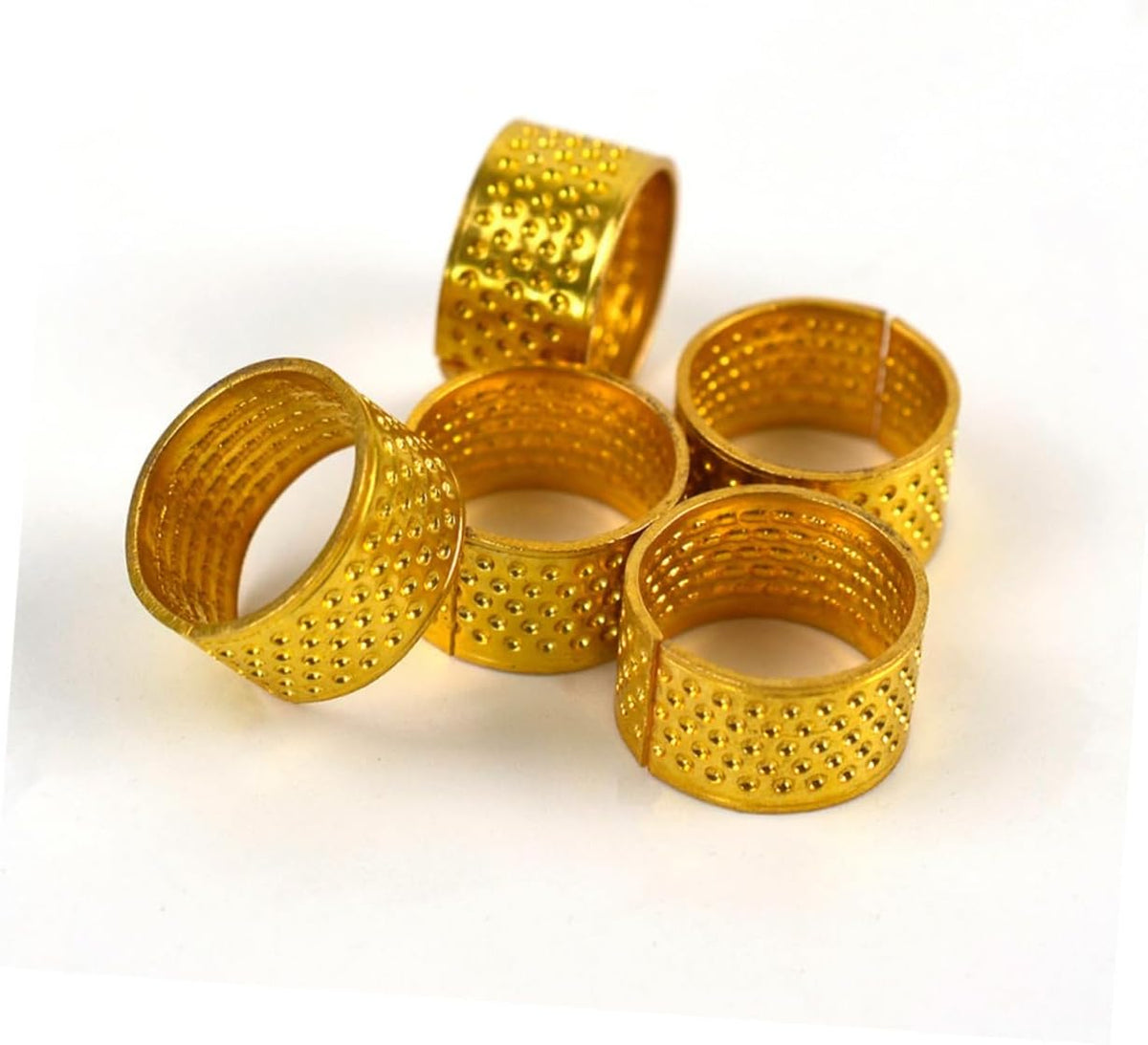 100Pcs Metal Sewing Thimble Finger Protector for DIY Quilting