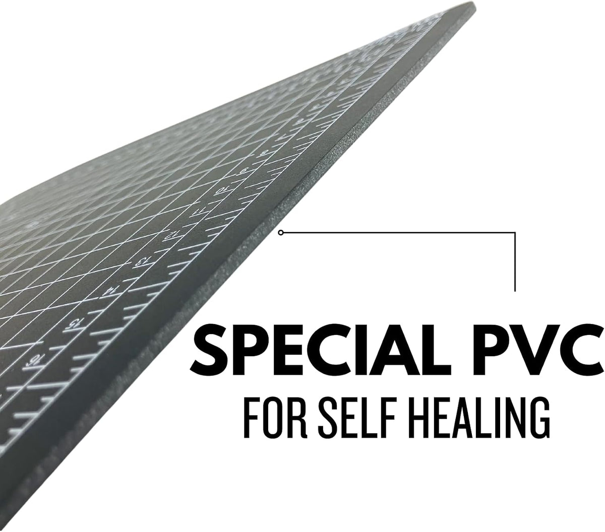 ARTIST'S BEST 12" X 18" Black Self Healing Cutting Mat | Durable PVC