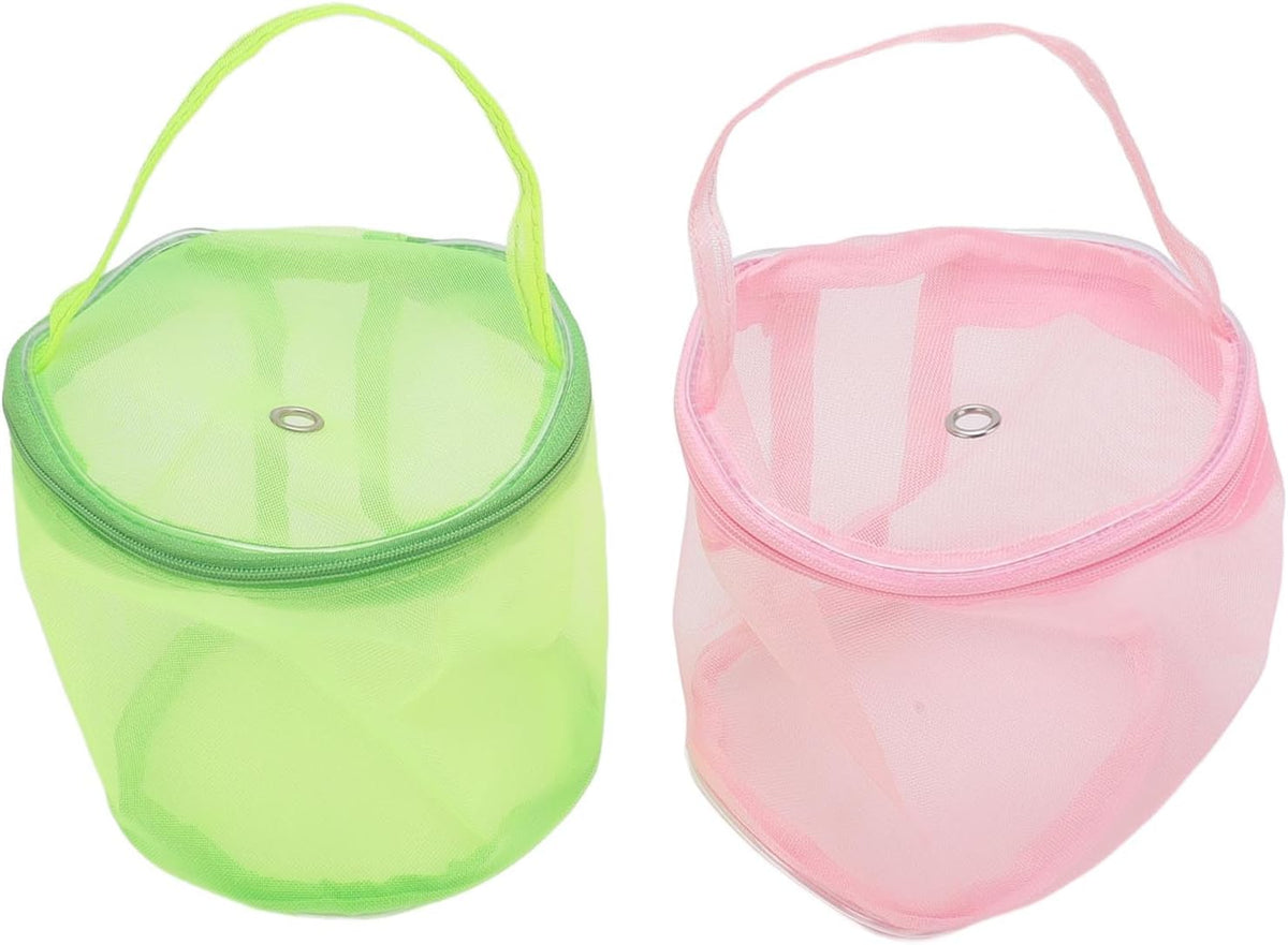 Pwshymi Mesh Yarn Storage Bag, Foldable & Lightweight