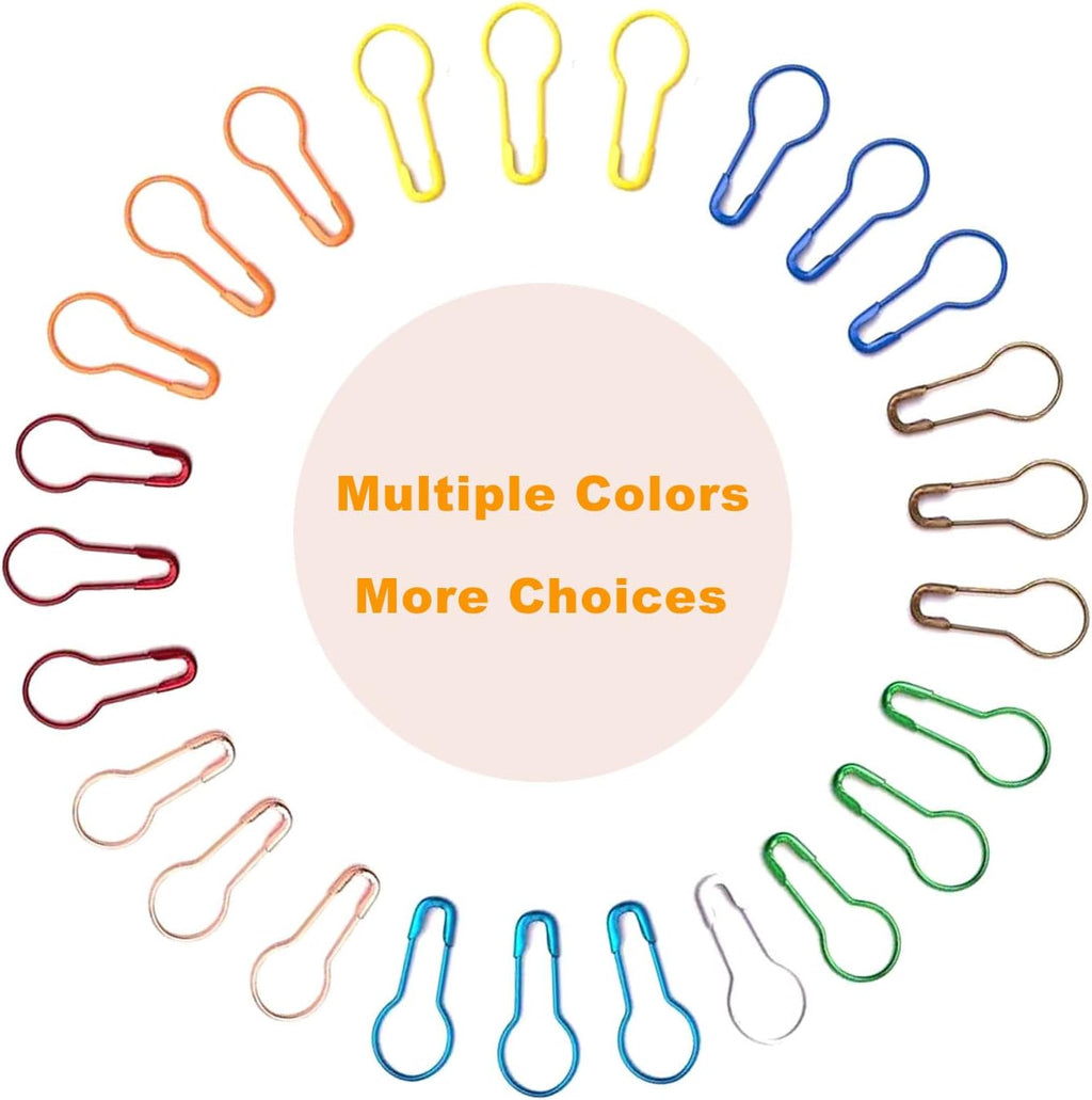 120 Pcs Colored Safety Pins Small,22mm/0.87inch Bulb Pins,Stitch