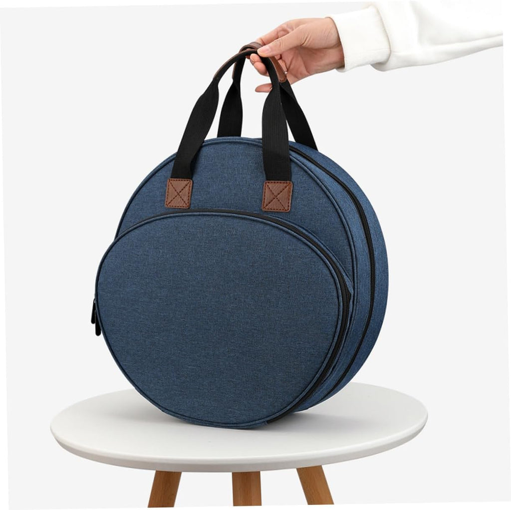 Embroidery Project Pouch with Handle, Oxford Cloth Organizer Tote