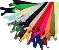50pcs Nylon Invisible Zippers for Sewing DIY Crafters in Assorted