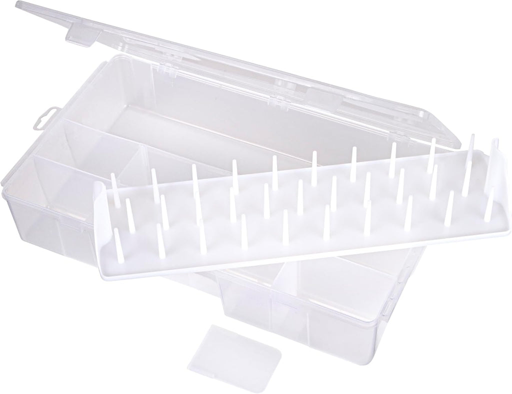 ArtBin Sew-Lutions Sewing Supply System with Thread Spool Tray, Clear