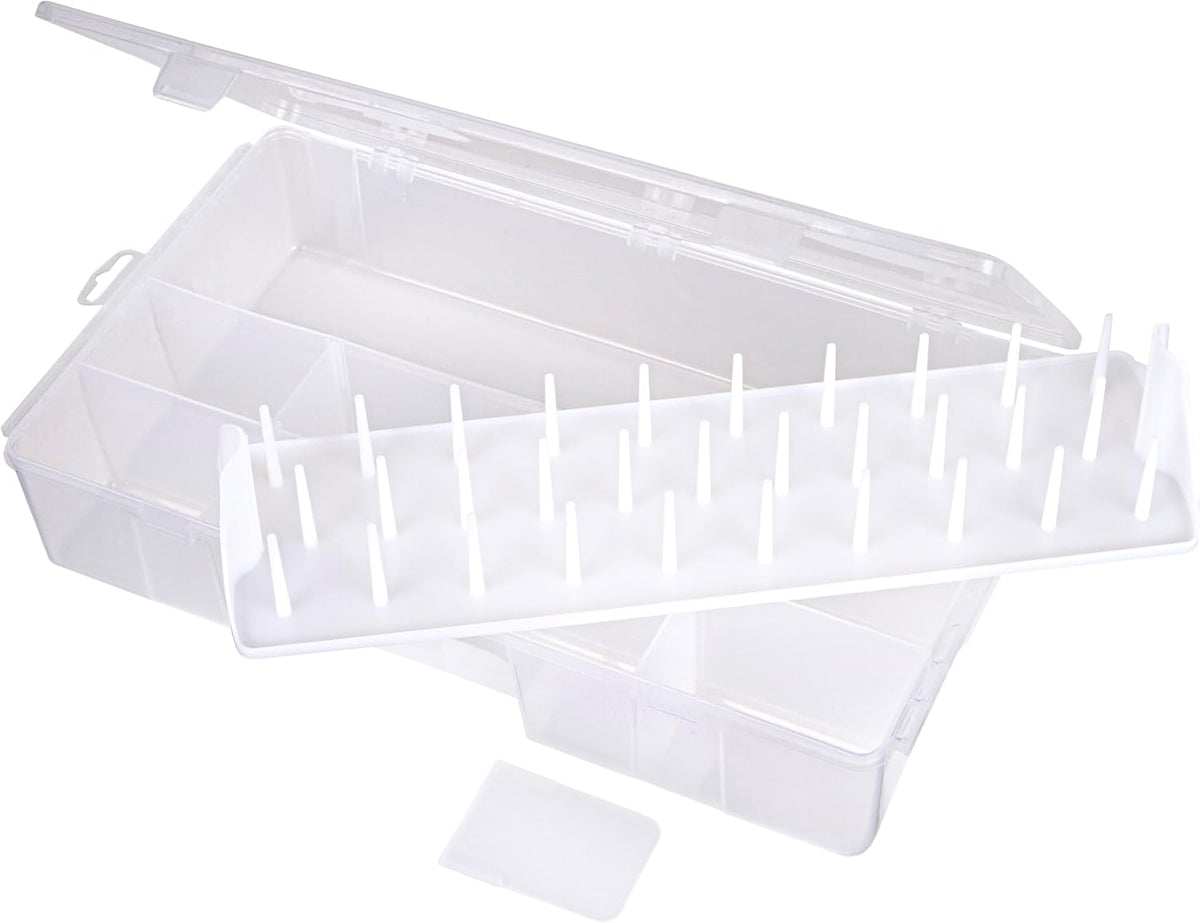 ArtBin Sew-Lutions Sewing Supply System with Thread Spool Tray, Clear