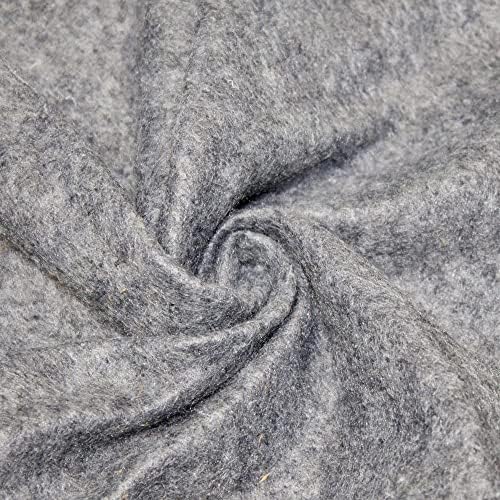 Abby Heather Grey 72" Acrylic Felt Fabric by the Yard - 10030