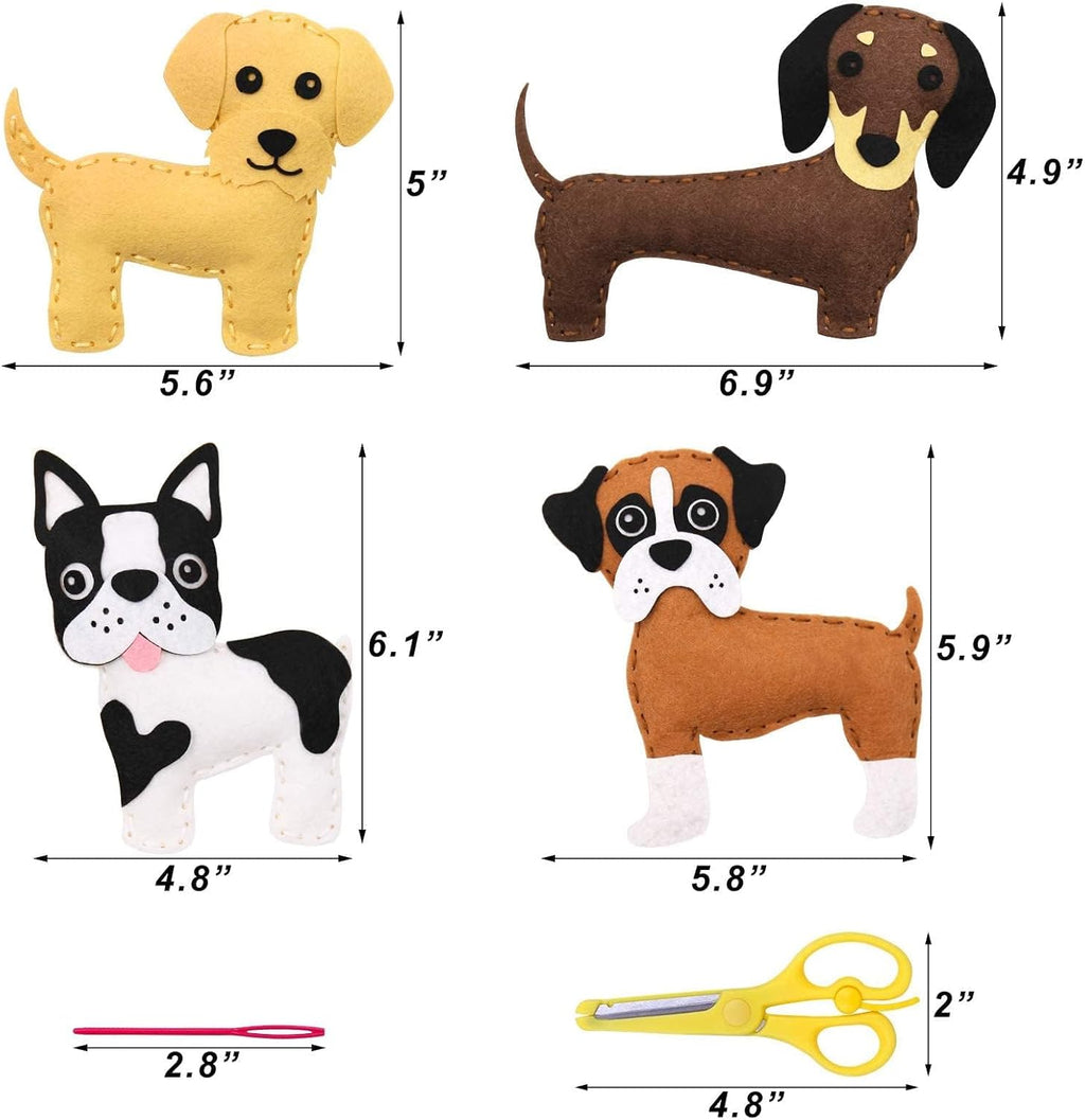 CiyvoLyeen Puppy Sewing Kit for Kids –Fun Plush Toy Sewing for Girls &