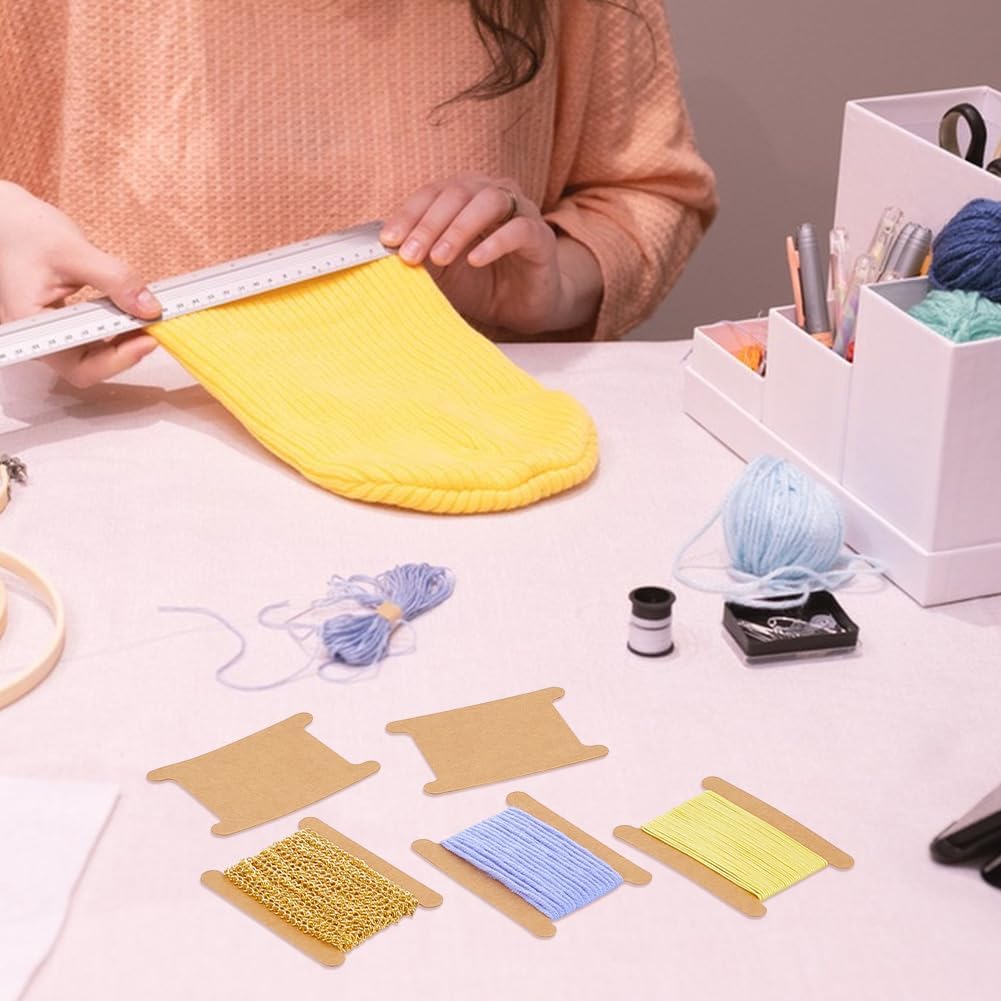 PH PandaHall 50pcs Ribbon Storage Ribbon Spools Organizer Embroidery