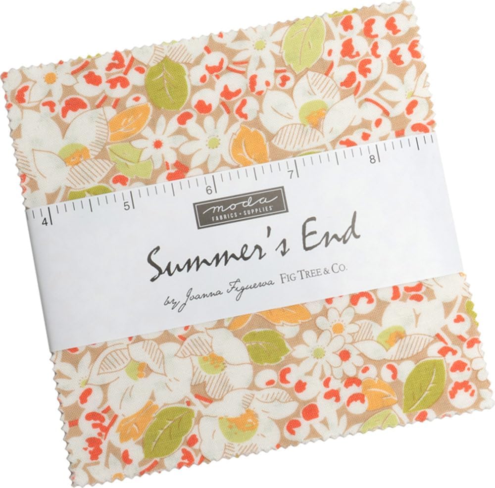 Summer's End Charm Pack By Joanna Figueroa 5-inch Precut Fabric