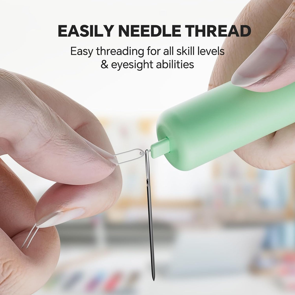 2 in 1 Automatic Needle Threaders Seam Ripper Sewing Tools Family Life