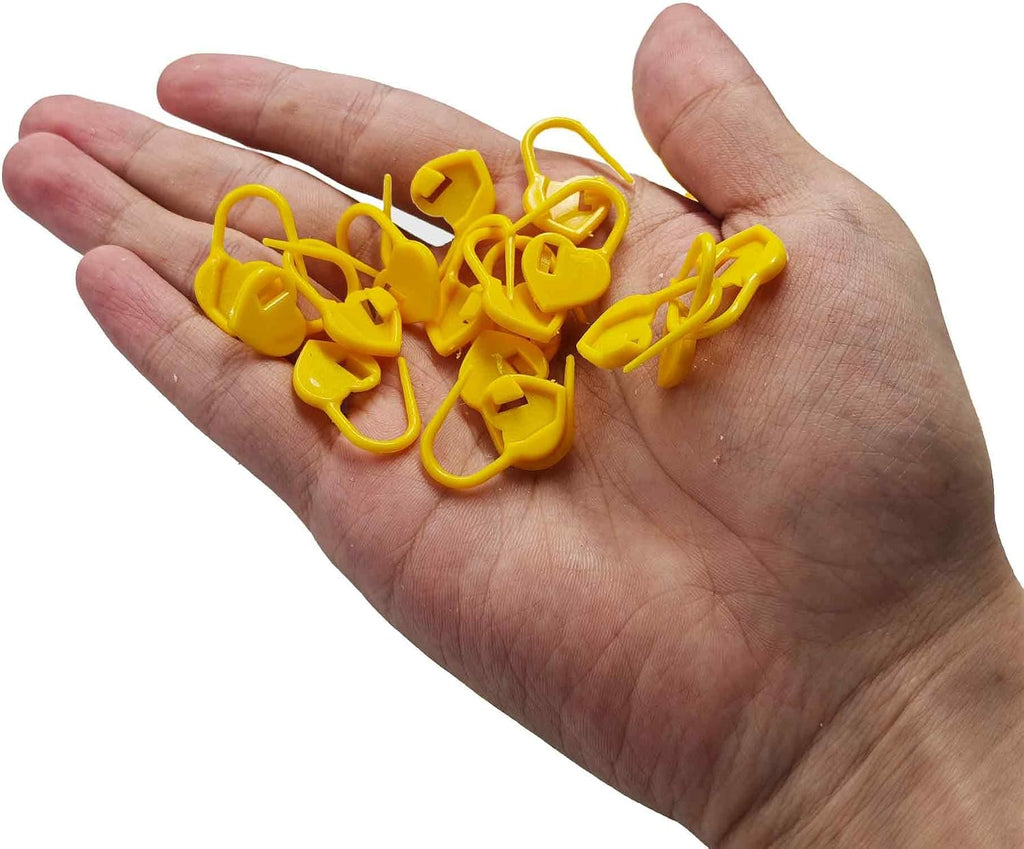 dosamll 200Pcs Heart Locking Stitch Markers for Knitting Crochet