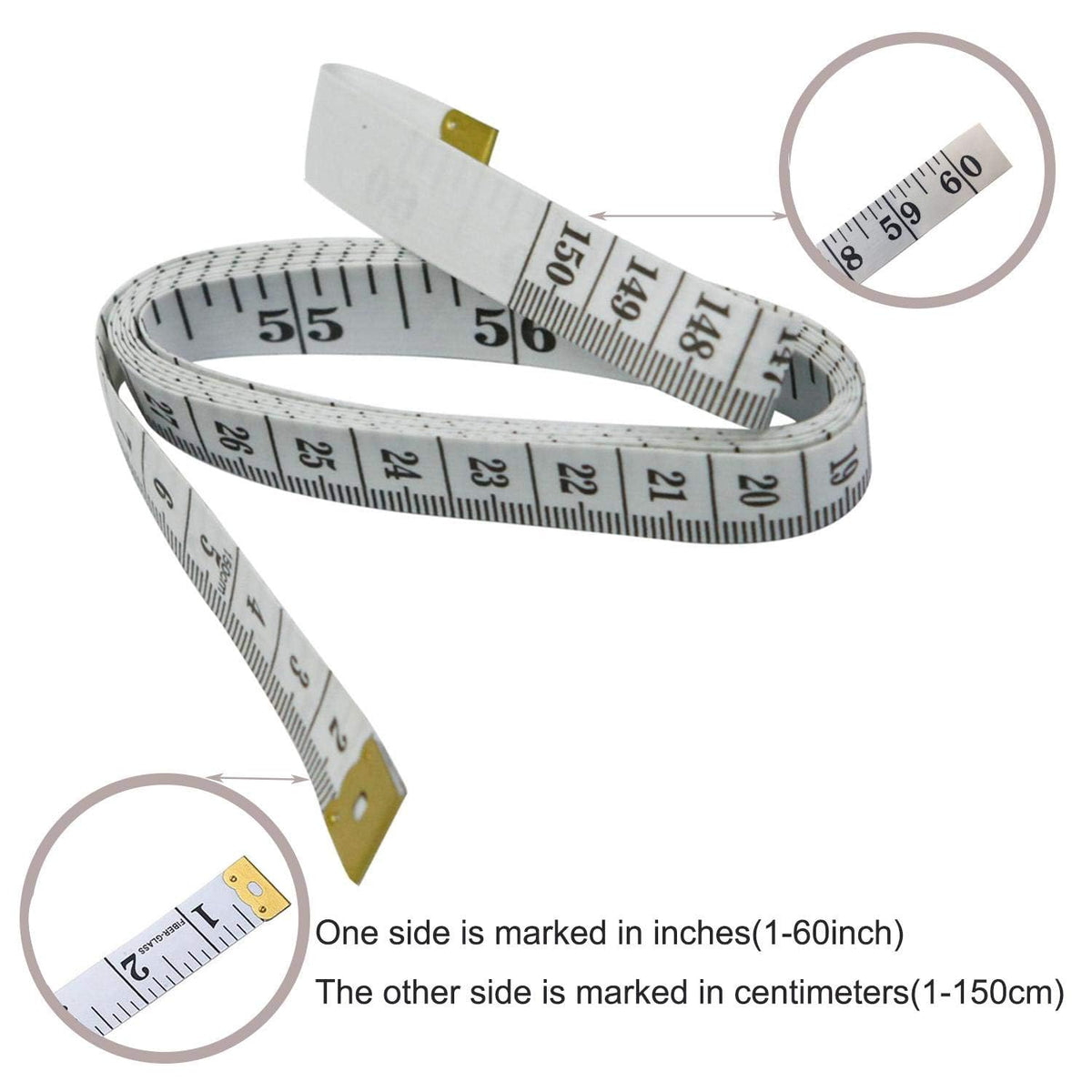GDMINLO 4 Pack Tape Measure Retractable Measuring Tape for Body Fabric