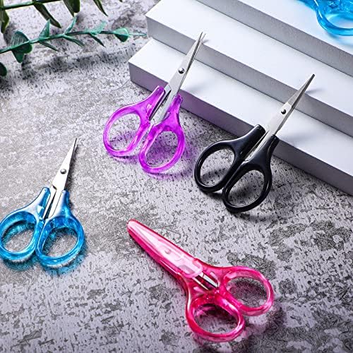 Tatuo 25 Pcs Small Craft Scissors 3.4" Mini Sewing Scissors, Regular