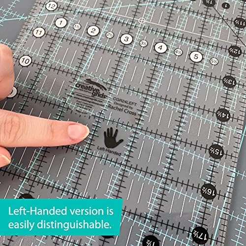 Creative Grids Quilt Ruler 6-1/2in x 24-1/2in Rectangle - CGR24LEFT