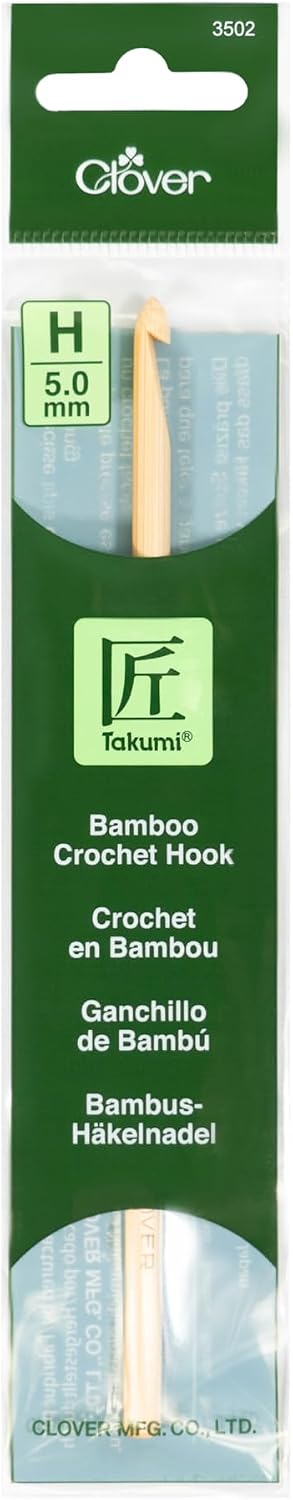 Bamboo Crochet Hook, Takumi, H/5.0 mm