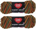 Bulk Buy: Red Heart Super Saver (2-Pack) (Fall, 5 oz Each Skein)
