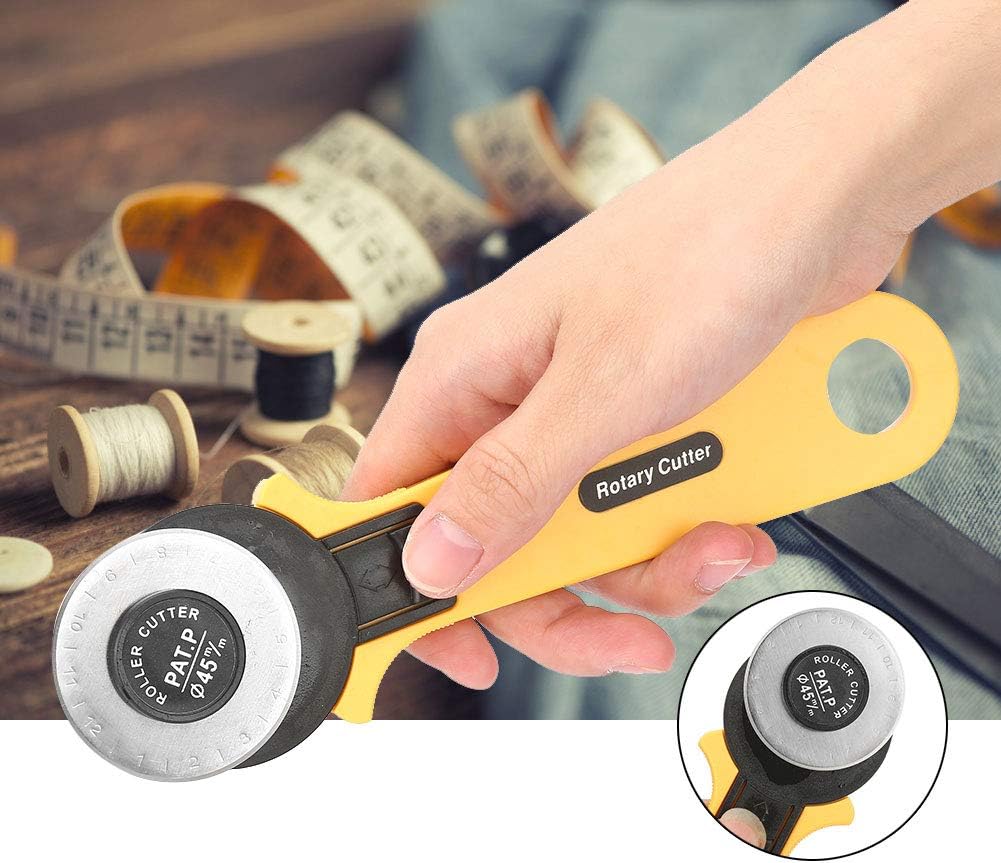 45mm Rotary Cutter, Fabric Cutter Paper Cutter Leather Cutting Tool