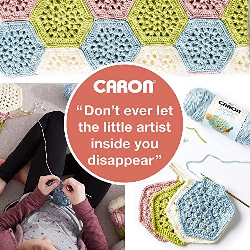 Caron One Pound Soft Yarn for Crocheting & Knitting, Royalty, 2-Pack