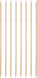 HARFINGTON 8Pcs Bamboo Knitting Needles Double Pointed Size US