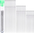 30 PCS Large Eye Sewing Needles Stainless Steel, 1.6in/2in/2.4in Sharp