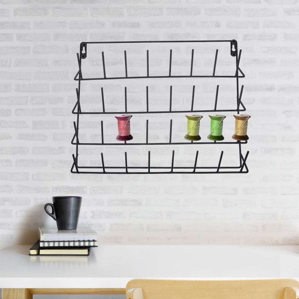 32 Frame Serger Room Thread Organizer Wall- Mounted Thread Holder Cone