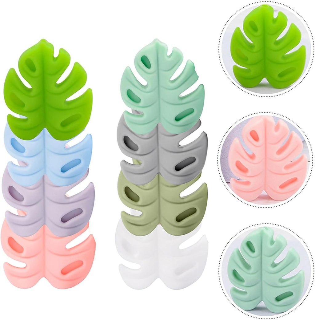 8 Pcs Silicone Knitting Needle Stoppers, Flexible Point Protectors