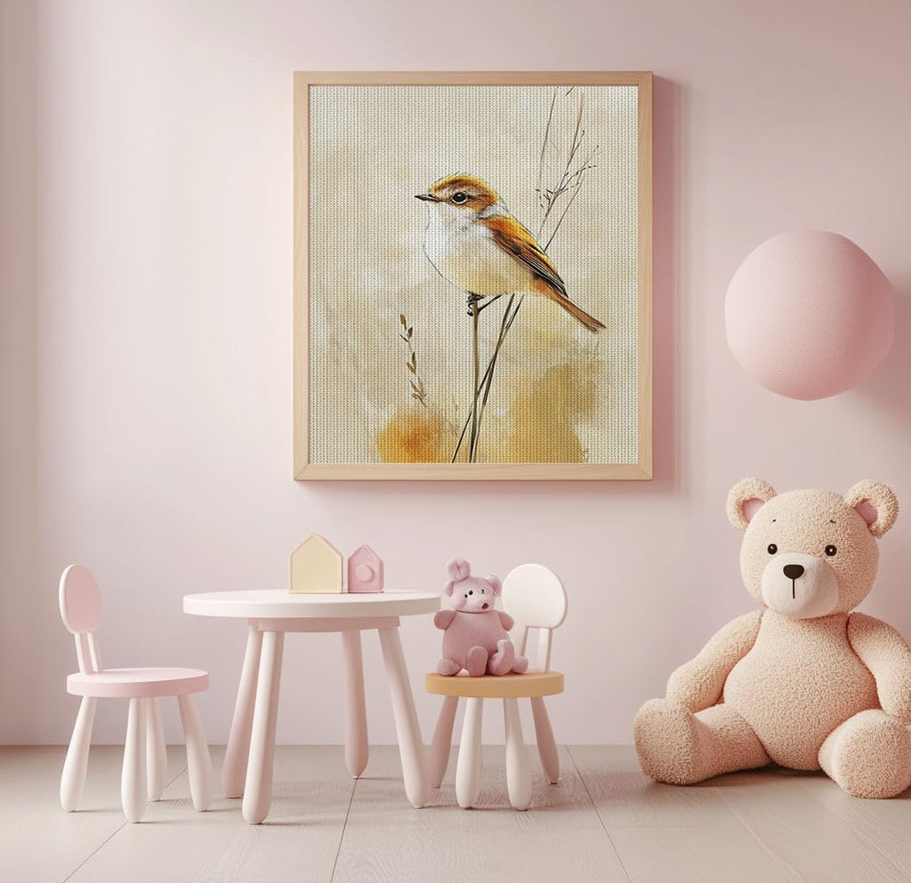 JBTOHS Cute Bird Stamped Cross Stitch Kit 11CT for Adults Beginners
