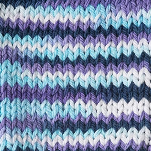 Bernat Handicrafter Cotton Ombre Yarn, 1.5 oz, Gauge 4 Medium, 100%