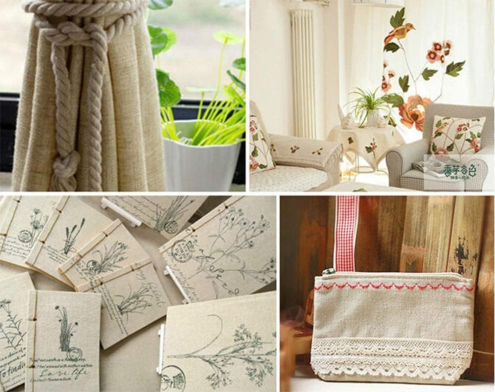 Muslin Linen Embroidery Fabric 21 by 62-Inch Olive Green