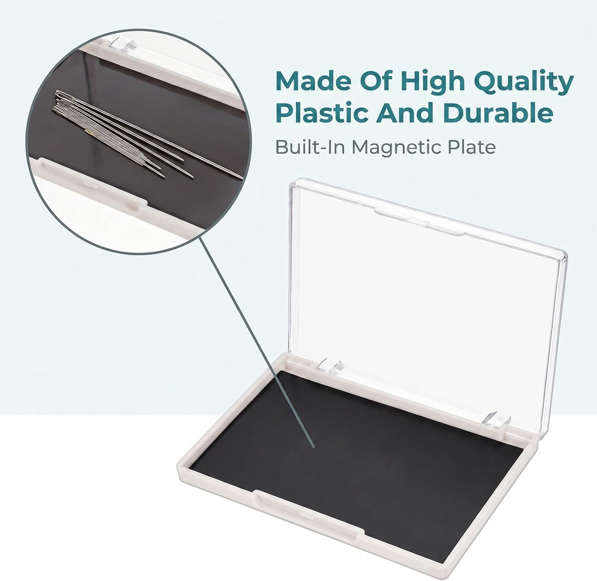 Magnetic Needle Case Portable Needle Holder Case Pin Storage Box