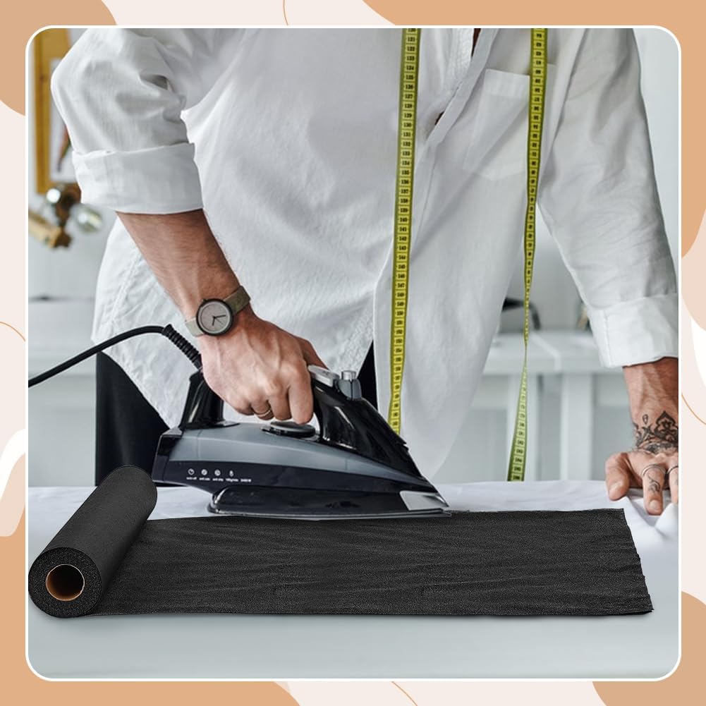 BENECREAT 30 Yards x 16.5 Inch Iron-On Non-Woven Fusible, Medium