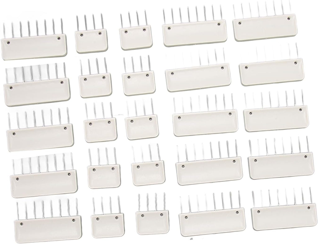 ZAICOLER Knit Blocking Combs for Knitting Crochet, 25 Piece Set