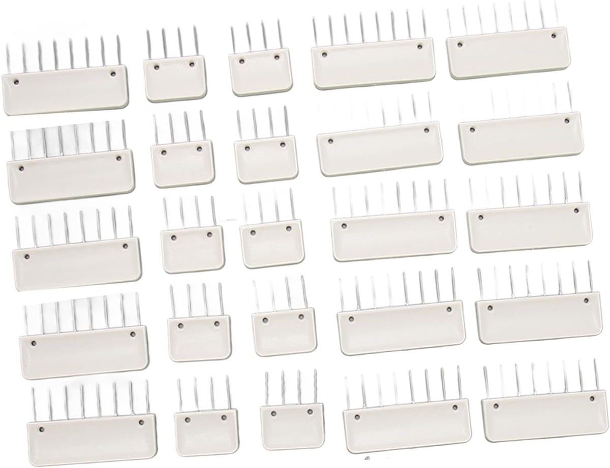 ZAICOLER Knit Blocking Combs for Knitting Crochet, 25 Piece Set