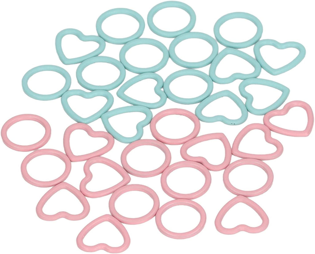 COMTERVI Knitting Stitch Markers Durable Metal Rings for DIY Crafts