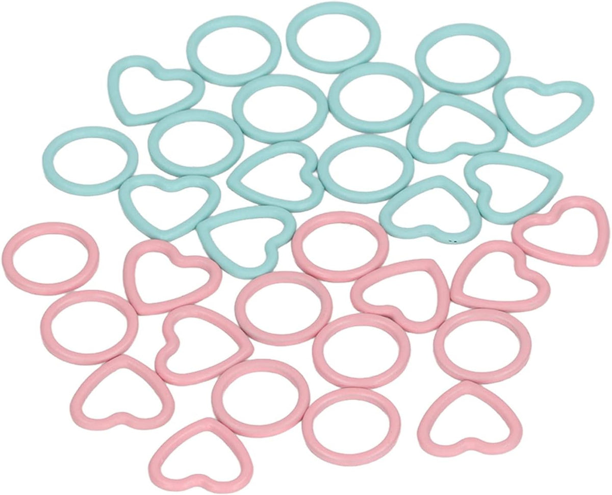 COMTERVI Knitting Stitch Markers Durable Metal Rings for DIY Crafts