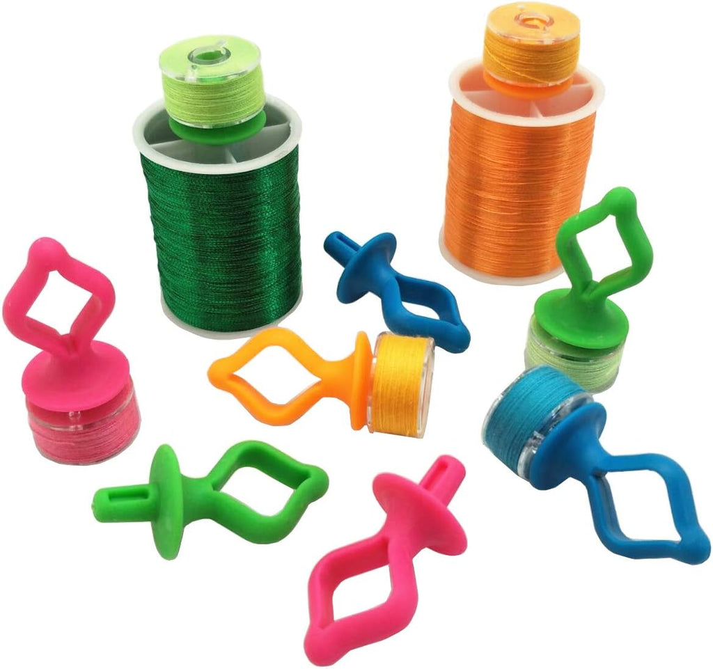 Fbshicung 36pcs Thread Spool Huggers/Bobbin Holders/Bobbin Clamp Clips