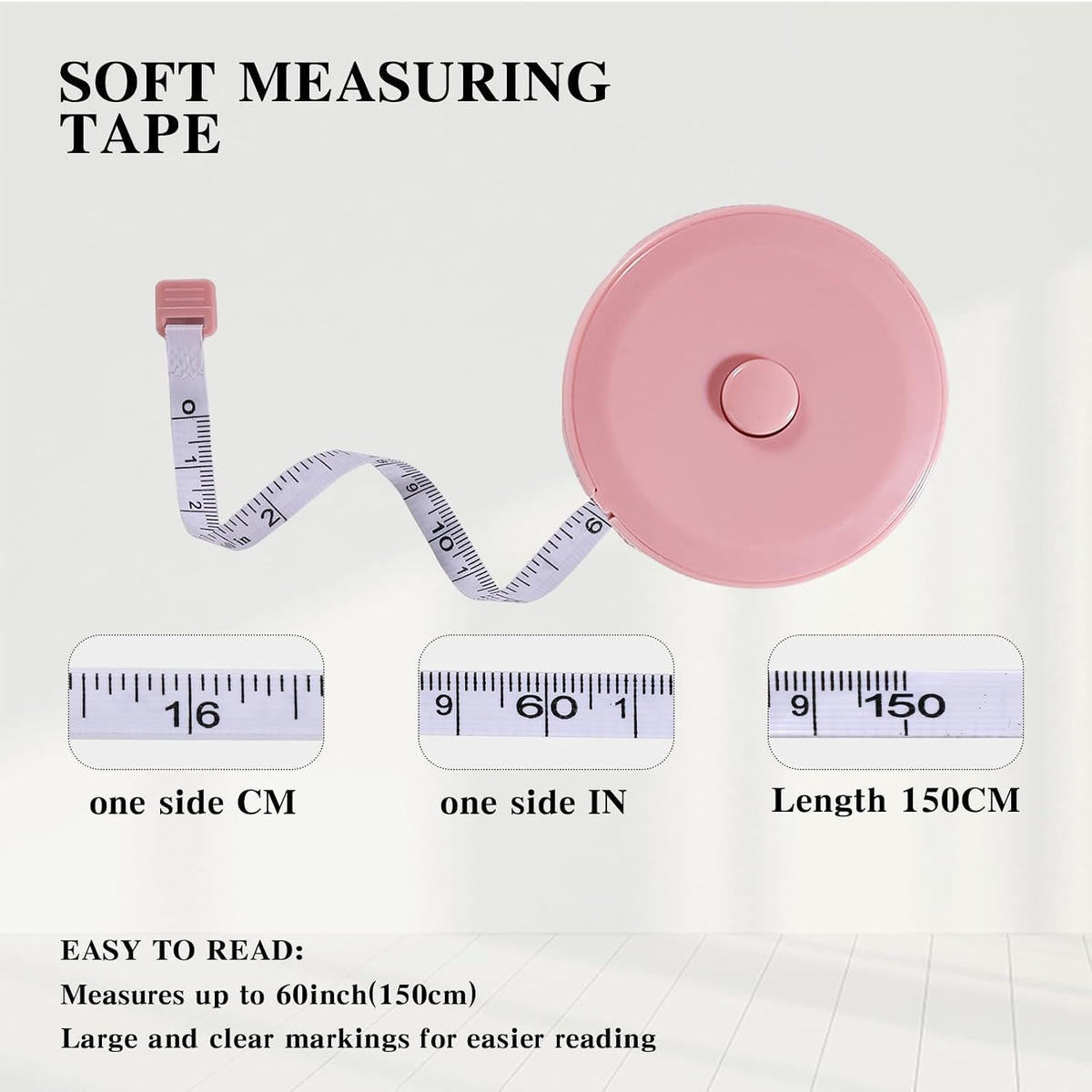 3 Pack Tape Measure, Measuring Tape for Body Measurements,Fabric