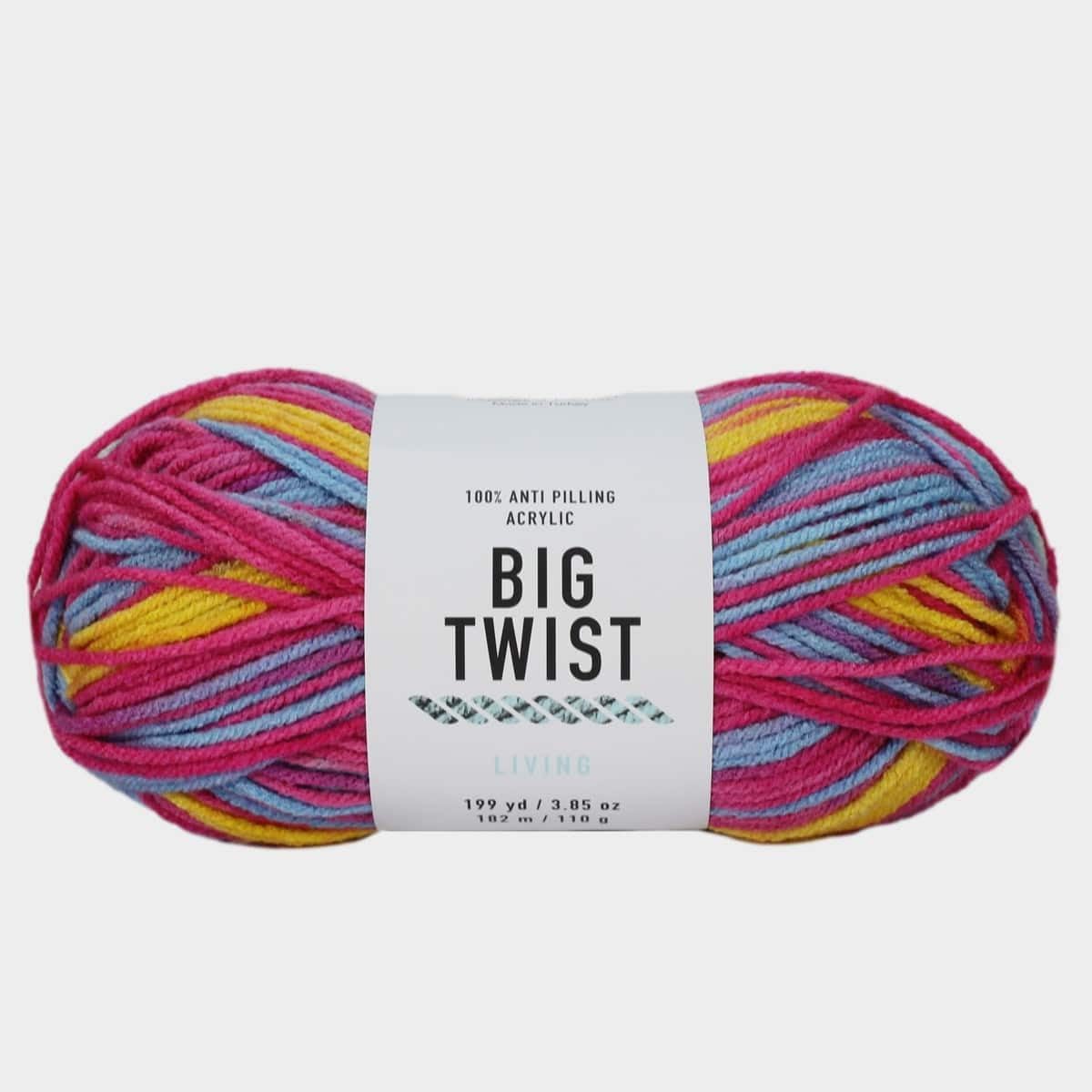 Big Twist® Living Yarn, Soft Anti-Pilling Yarn for Knitting, Crochet