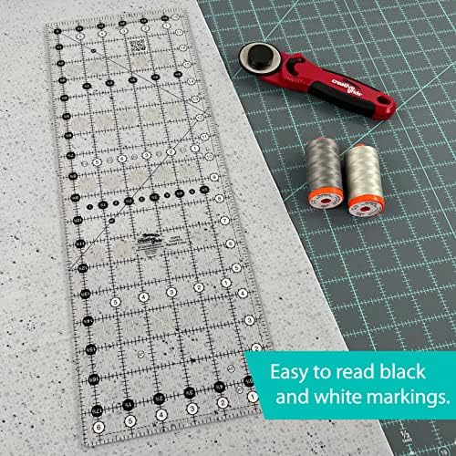 Creative Grids Quilt Ruler 6-1/2in x 18-1/2in Rectangle – CGR18 – Made
