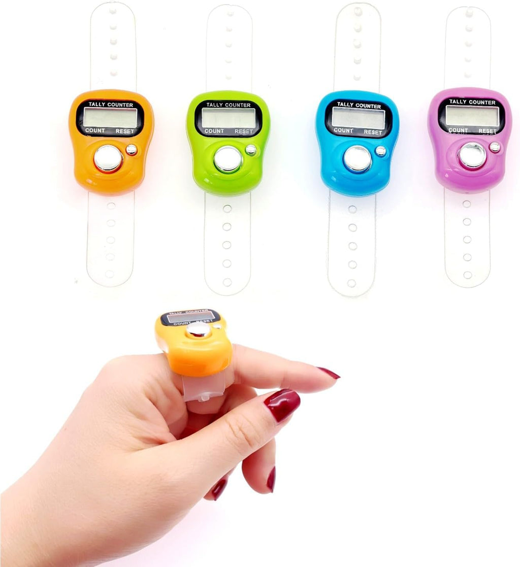 JZK 4X LCD display digital finger tally counter clicker, electronic