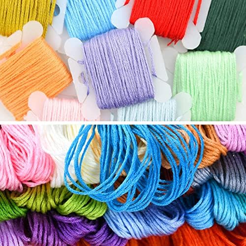 VICOVI Friendship Bracelet String Kits, 100 Colors Embroidery Floss