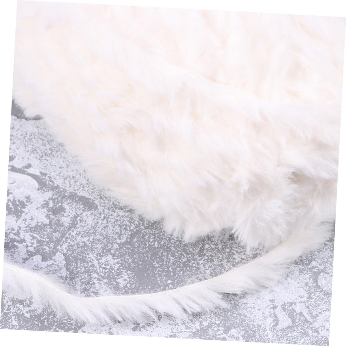 Xmas Supple Crocheting Yarn White Polyester for Knitting and Crochet