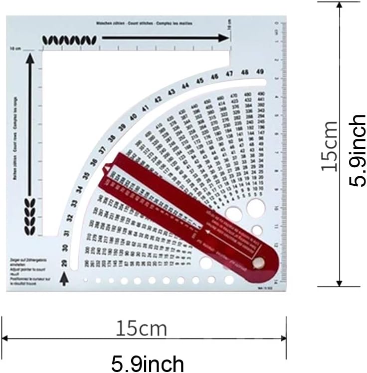 Knitting Gauge Converter Tool, Double-Sided Knitting Stitch Calculator