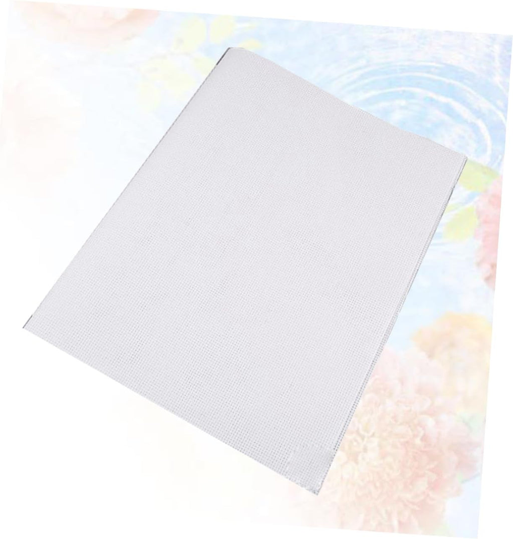 DIY Cross-Stitch Cloth for Women, Handmade Embroidery Fabric White