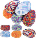 Xmas 10 Rolls Cotton Crochet Yarn for Scarves and Toys