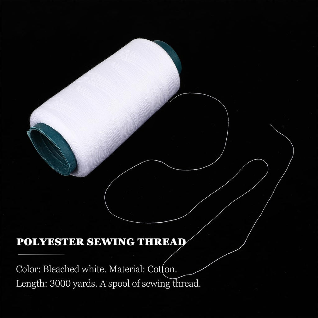 rosenice Cotton Sewing Thread Spool, 3000 Yards Hand Quilting Thread