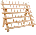 NW 60-Spools Wooden Thread Holder Sewing and Embroidery Thread