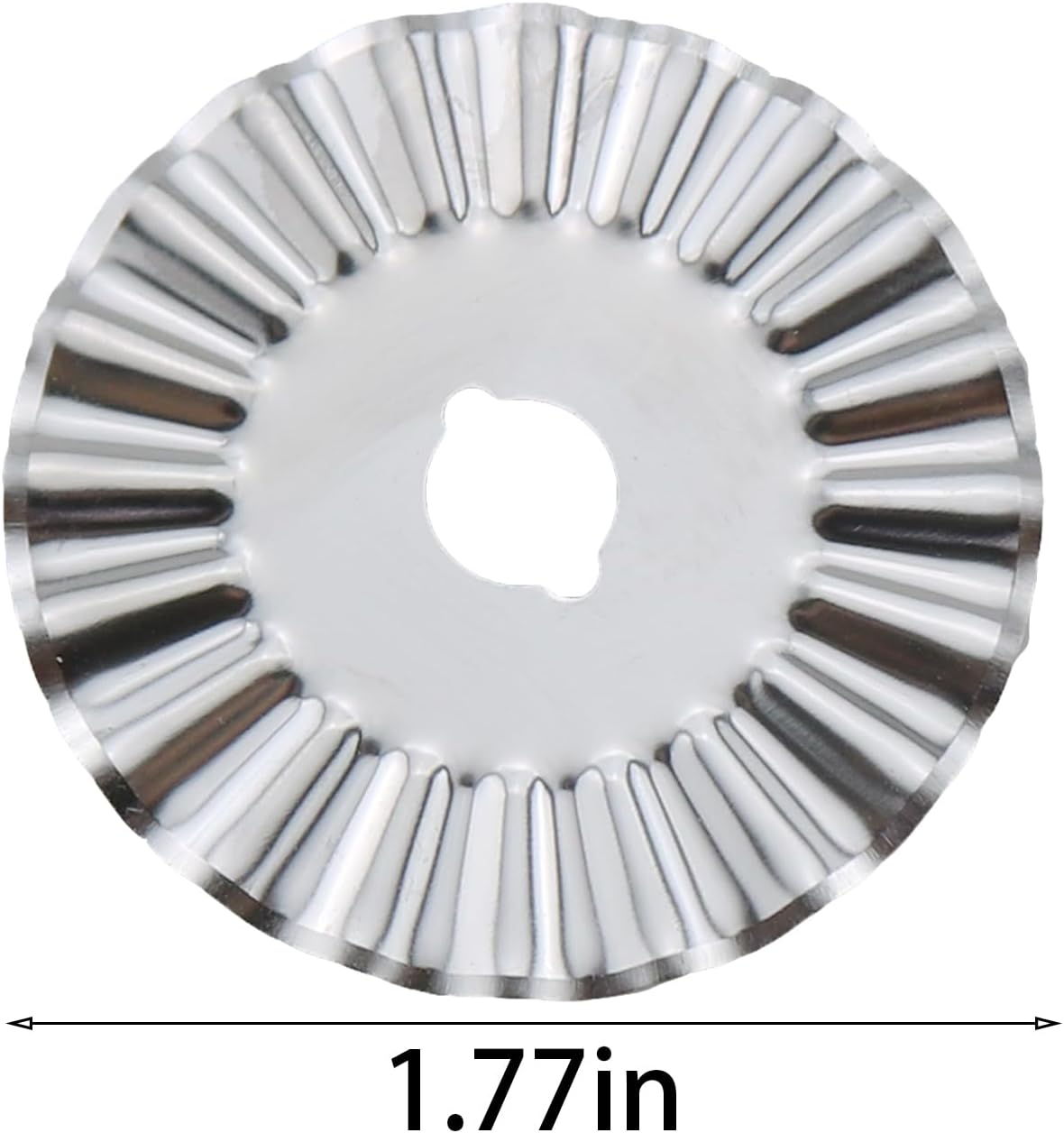 TAODAN 4PCS Universal 45mm Metal Wavy Rotary Cutter Blade for