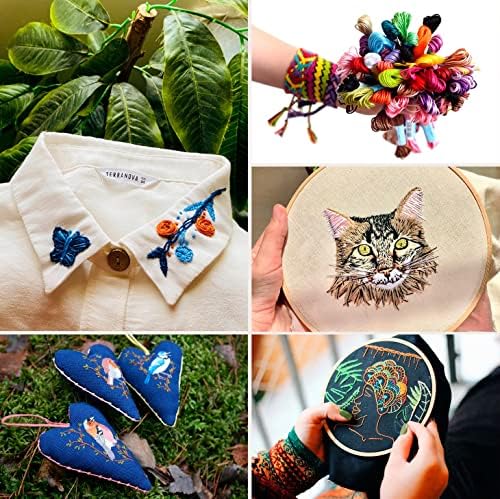 100-Color Embroidery Floss Set for Cross Stitch and Friendship