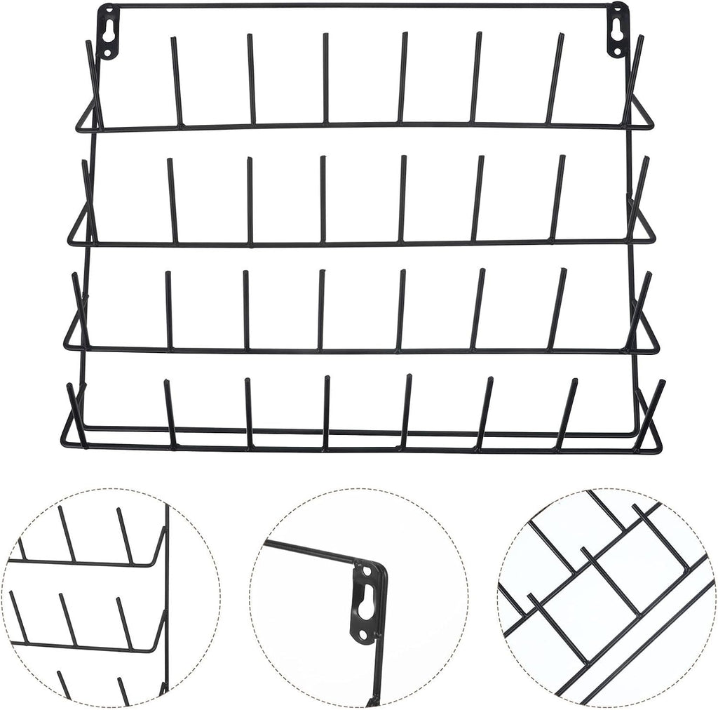 32 Frame Serger Room Thread Organizer Wall- Mounted Thread Holder Cone