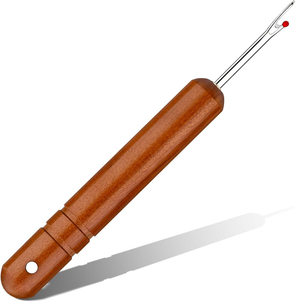 ZMAAGG Seam Rippers for Sewing, Hangable Wooden Handle, Small